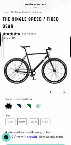Solé Fixie bicycle