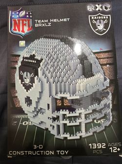 NFL RAIDERS HELMET CONSTRUCTION TOY