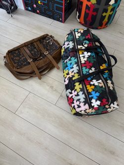 Chrome hearts Duffle, Shoulder bag, & Chair bundle