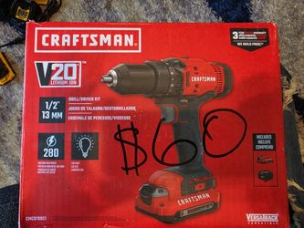 Craftsman V20 Max Drill