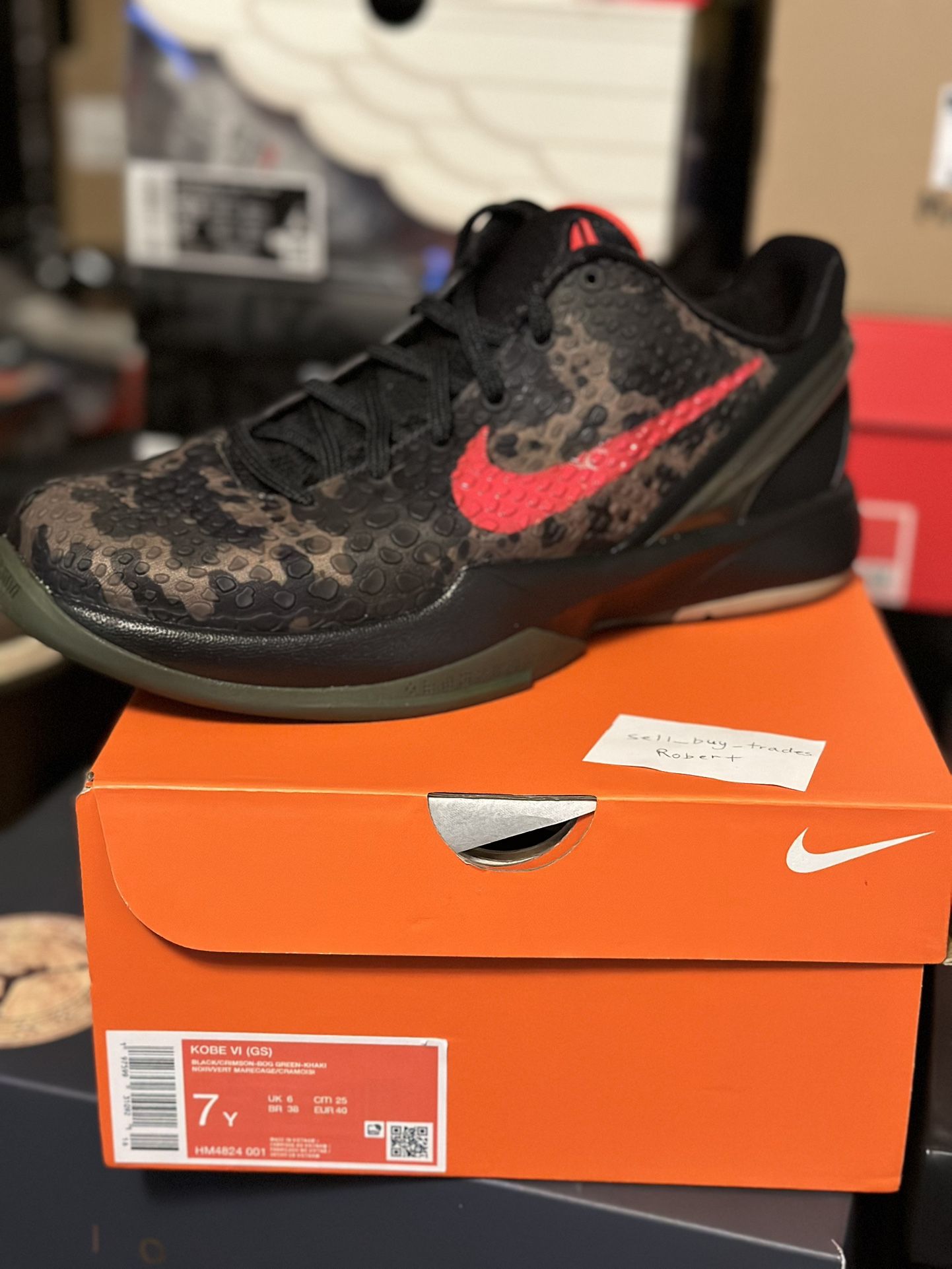 NEW 2024 NIKE KOBE 6 PROTO “Italian Camo” Sz7y=8.5w