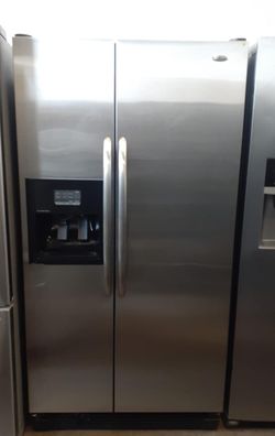 Amana Side By Side Stainless Steel Refrigerator Fridge
