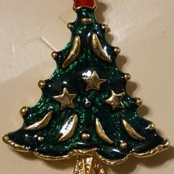 Christmas Tree Fashion Pin