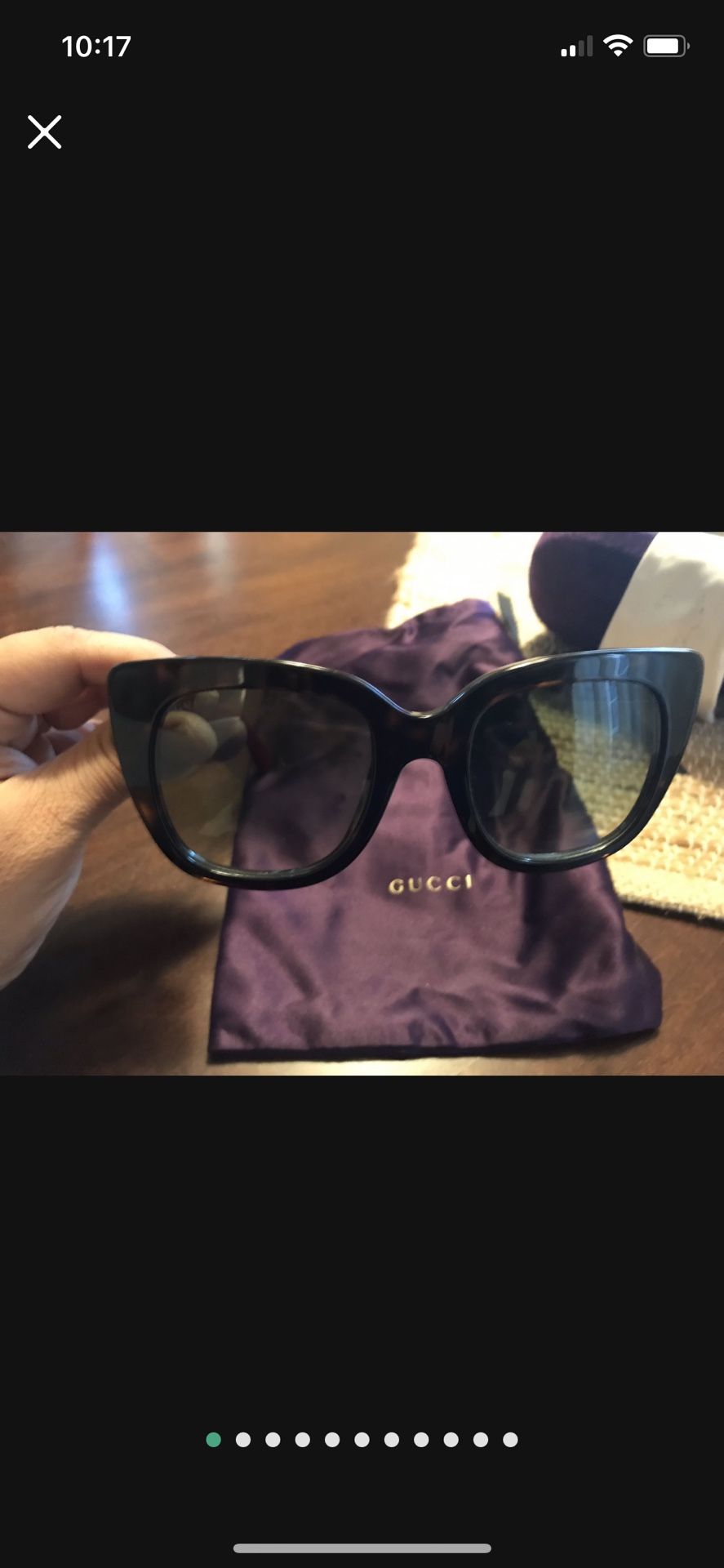 GUCCI Authentic Women Havana Sunglasses