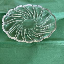 Mikasa Clear Vanity Tray  Vintage