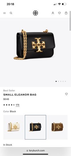 Tory Burch Leather Purse Gold Metal Hardware Designer