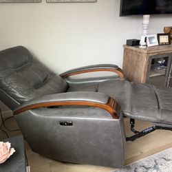 Leather Power Recliner