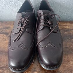 Cole Haan Men's Original Grand Shortwing Oxford Shoes Size 11M ● Lightly Used ● Brown Leather Brogue ● Made in Vietnam ● No Box. I