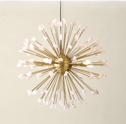 SALE NEW!!! Ray Quartz Pendant Light