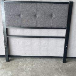 Twin Bed Frame/ Backboard
