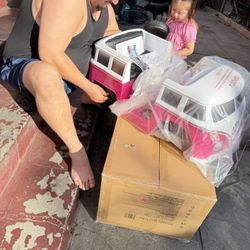 VW Bus Electric Kids Car