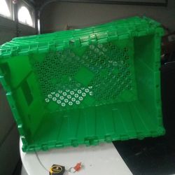 Grey and Green Bins (Totes/Crates) @ $4-$5 Each