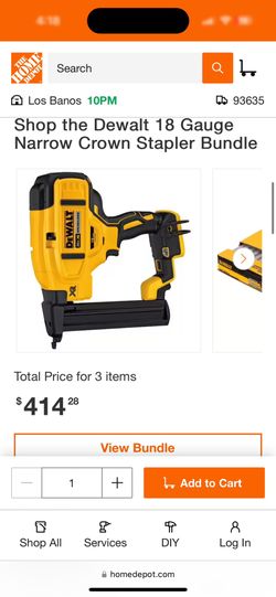 Dewalt Stapler cordless