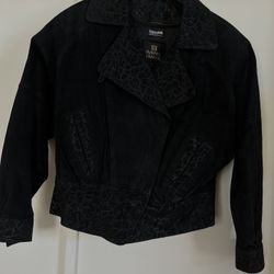2 Ladies Wilson Black Leather Jackets 