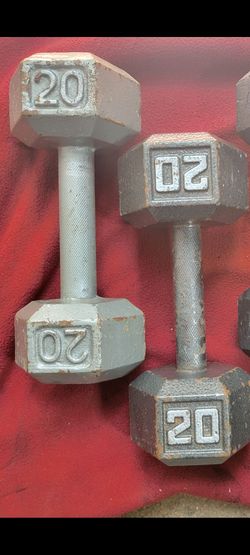 20LB HEXHEAD DUMBBELLS  TOTAL 40LBs
11525 S HALSTED DUNKIN DONUTS/7111.S WESTERN WALGREENS 
35$ CASH ONLY