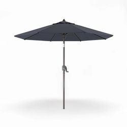 BLUU 11 FT Aluminum Outdoor Patio Umbrella, 5-YEAR Fade-Resistant Outdoor Market Table Umbrella With Push Button Tilt, For Pool, Deck, Garden and Lawn