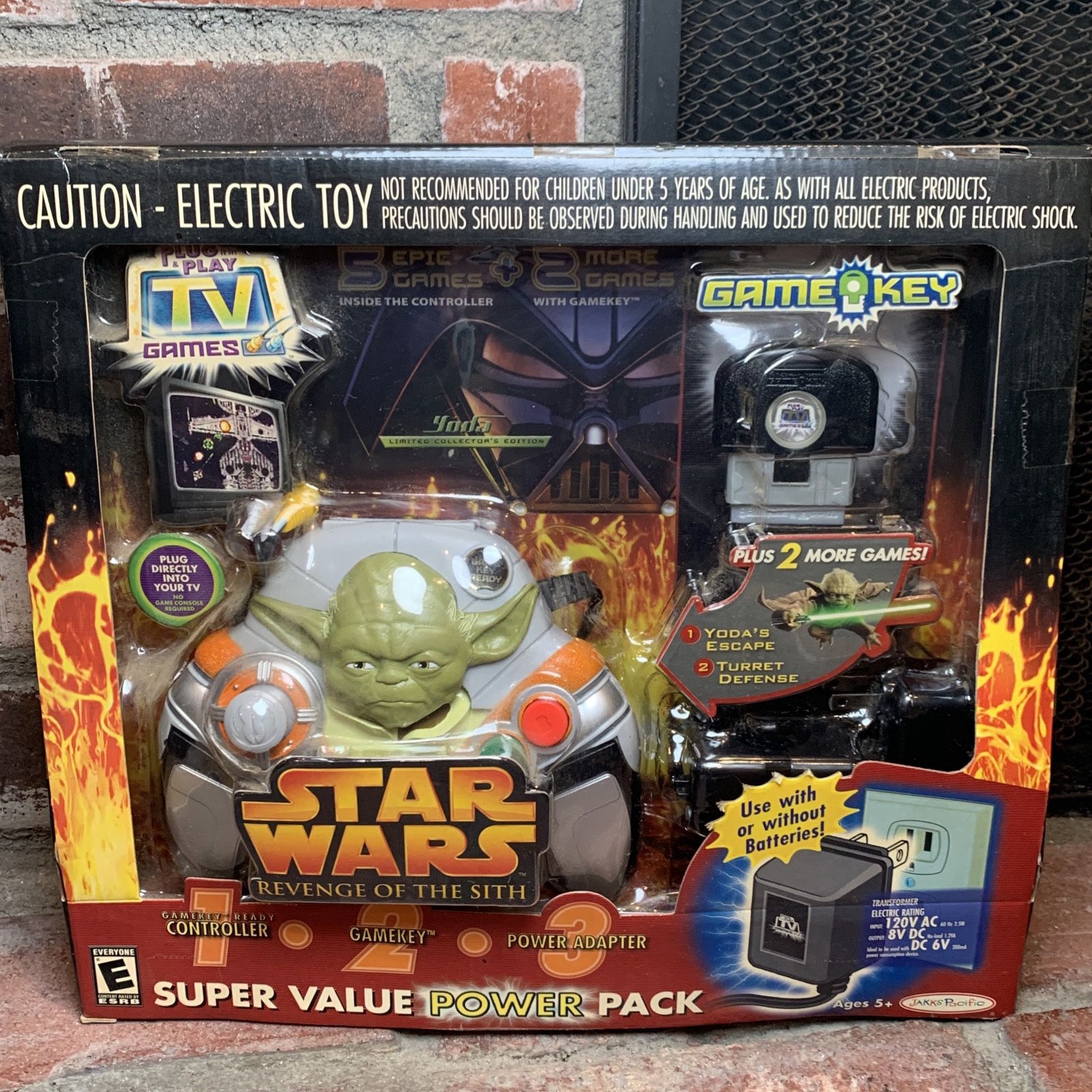 Plug & Play TV Games Star Wars Yoda Revenge of The Sith Jakks Pacific Power Pack