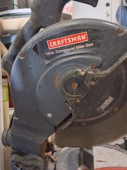 Craftsman 10in compound miter saw