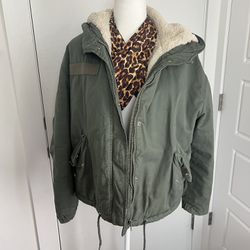 Women’s Bershka jacket size large 