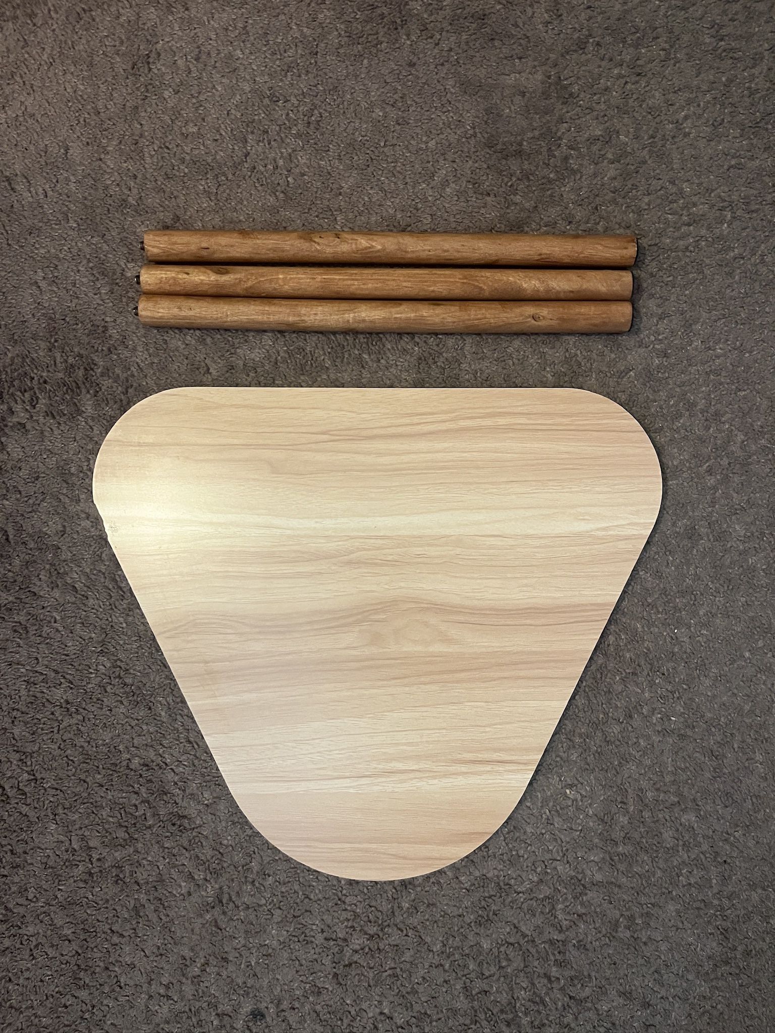 17” Mini Solid Wood Table - Excellent Condition