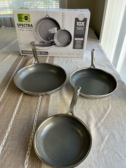 GreenPan Spectra Diamond 3-piece Frypan Set