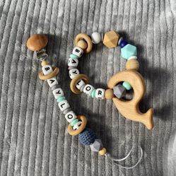 Personalized Baby Pacifier Clips And Teethers