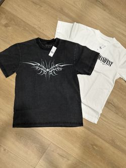 Pac-Sun Oversized Shirt Bundle 2 Pack: Cyber Wing, Manifest