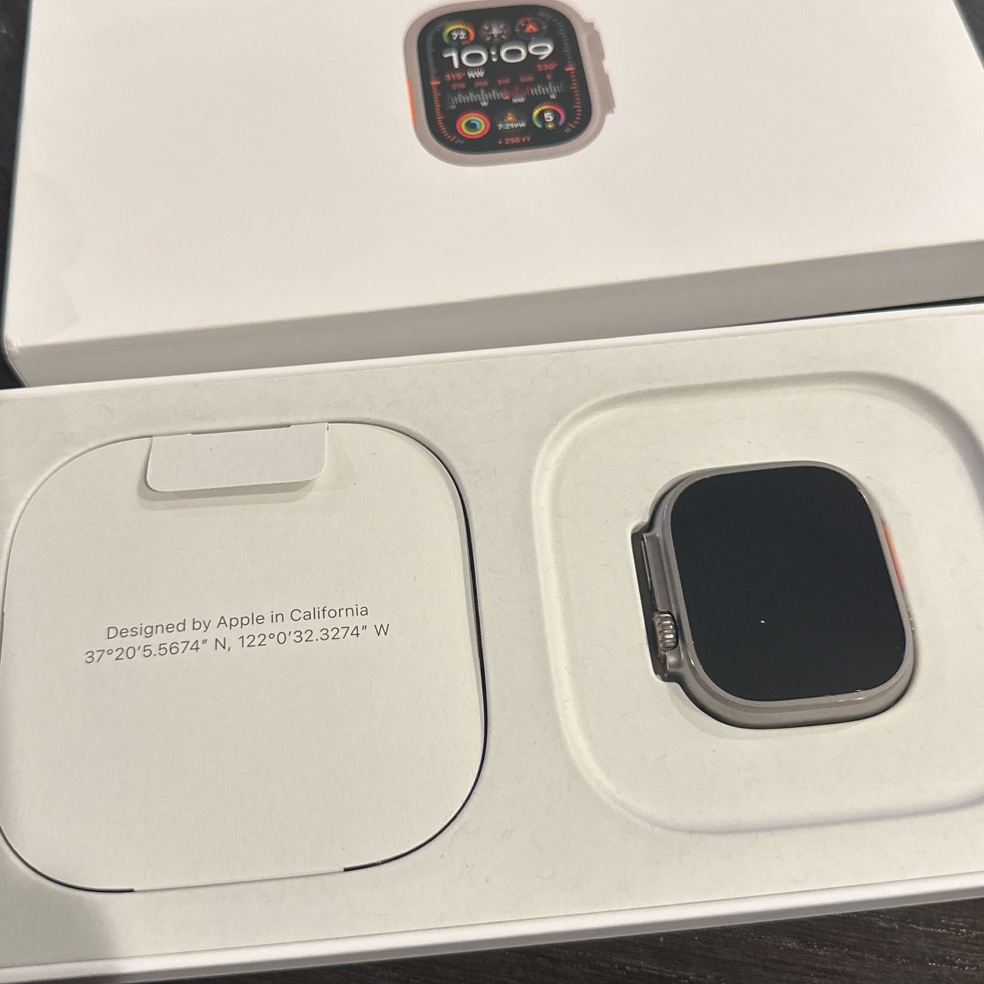 OPEN - New In Box Apple Watch Ultra 2.49mm (Titanium Blue)