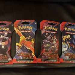 Pokemon Destined Rivals Sleeved Booster Packs (Many Available)