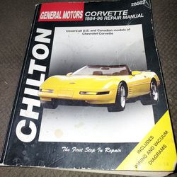 Chilton Repair Manual 84-96 Corvette