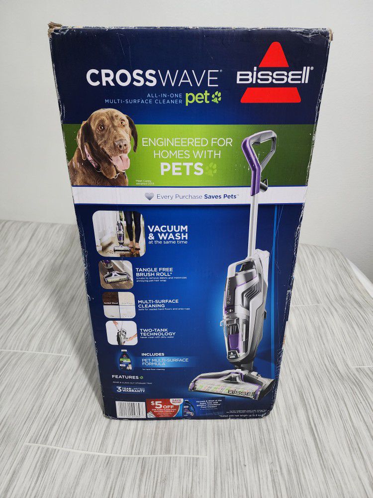 BISSELL CROSSWAVE PET ALL-IN-ONE MULTI-SURFACE CLEANER 