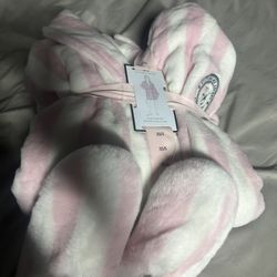 New Robe $55 Slippers $40