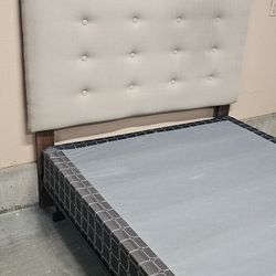 Queen Frame With Box Spring 