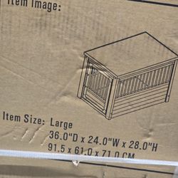 Eco Flex New indoor decorative pet crate brown