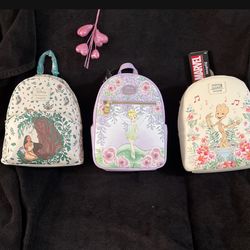 Disney TINKERBELL -Pocahontas-GROOT  🔥 Sale !!Backpack 🎒 BEAUTIFUL!! 🤩(More In Profile!) PRICE IS FIRM -$60 EACH CASH ! 