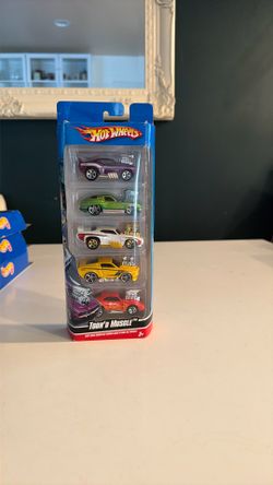 Hot Wheels Toon’D Muscle 5 Car Gift Pack 2009 Newl