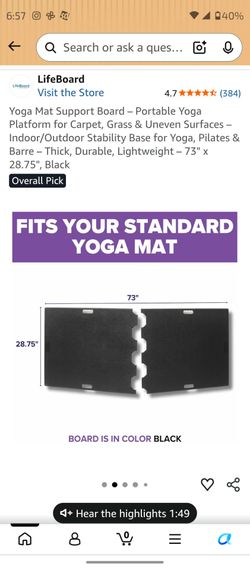 Yoga Mat Support Board
