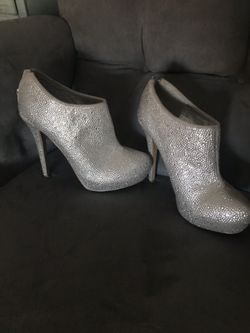 Steve Madden rhinestone booties
