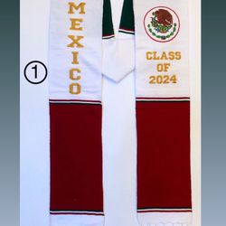 Latino Graduation Stole Sash Class of 2024