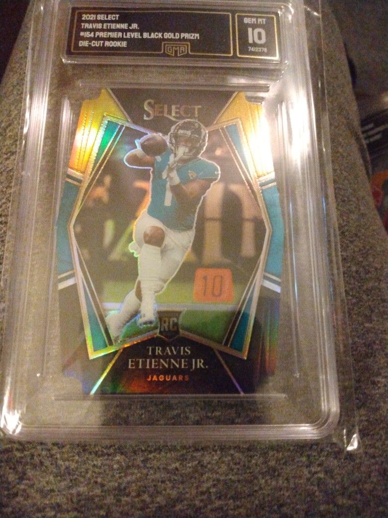 2021 #154 Premier Level Black Gold R/C Travis Etienne Jr.