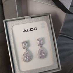 Aldo Cubic Zirconia Drop Earrings 