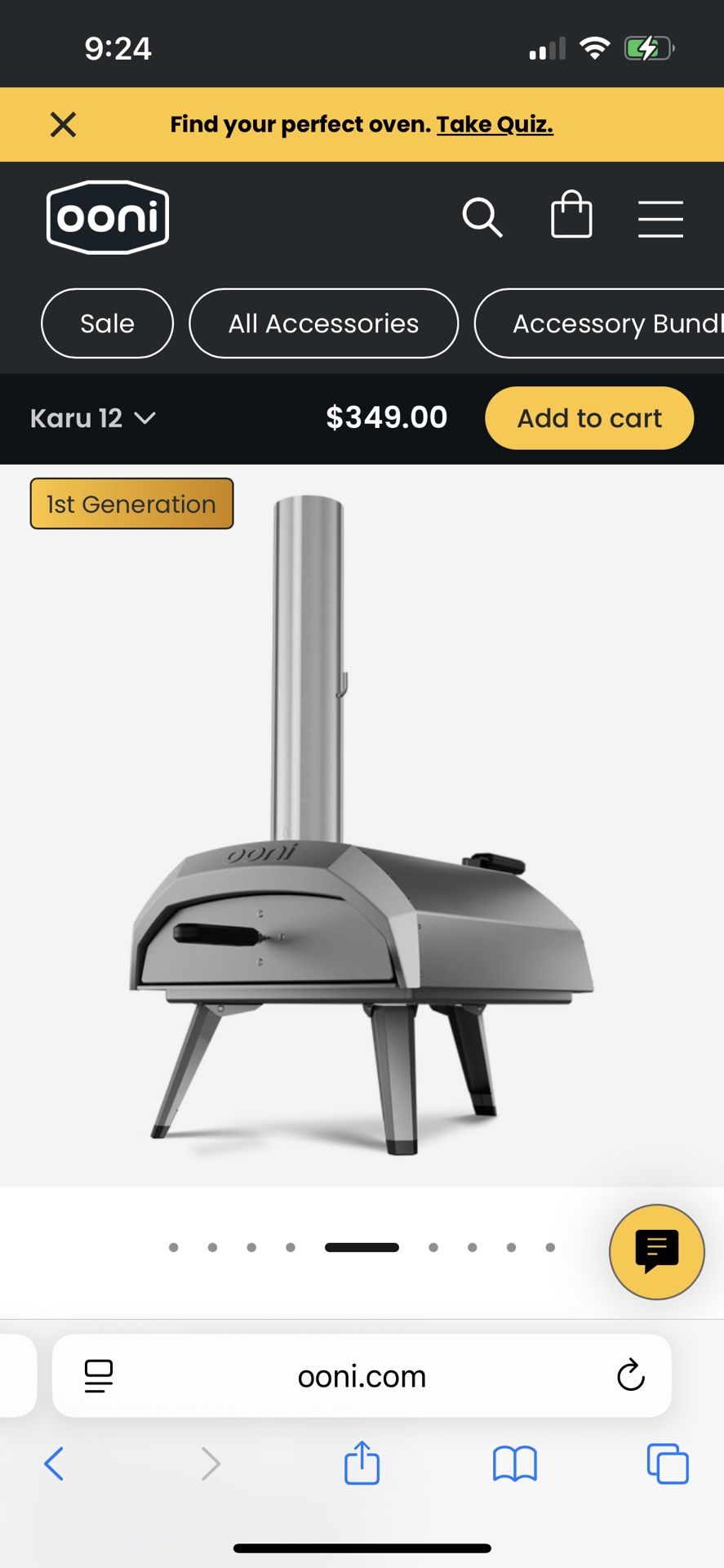 Ooni Karu 12 Pizza Oven And Peel