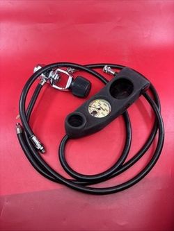 Sherwood Pressure Gauge Console 0 to 4500 PSIG & Regulator Untested As Is