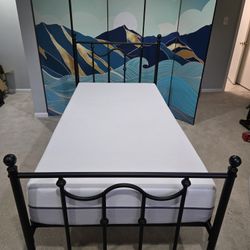 Twin Mattress With Frame And Slats