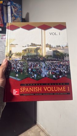 Cypress college Spanish Volume 1