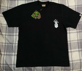 BAPE A Bathing Ape Crown Logo Tee Size L