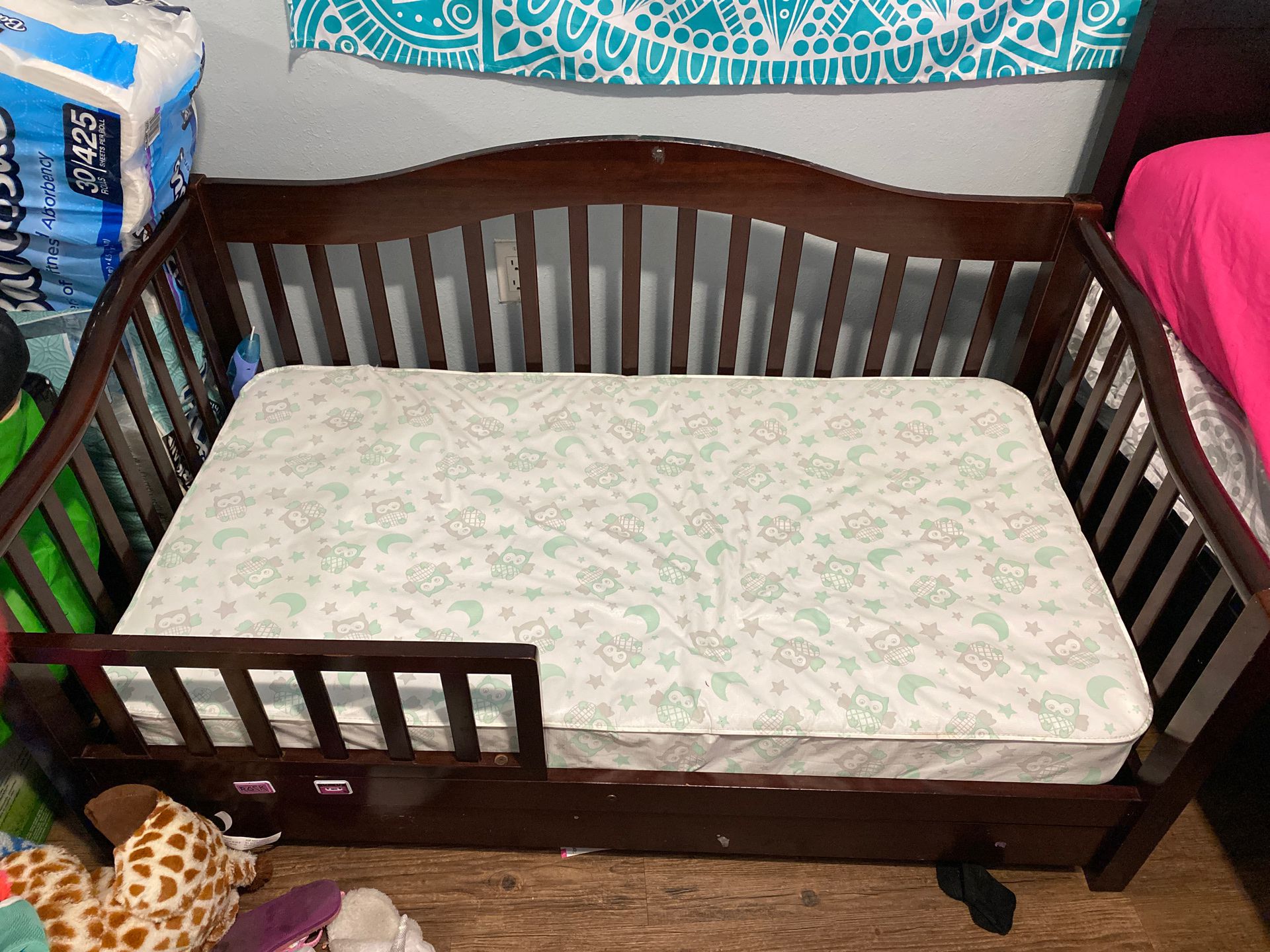 Toddler bed and Mattress