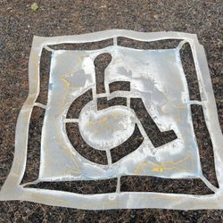 Handicap / ADA Stencil 