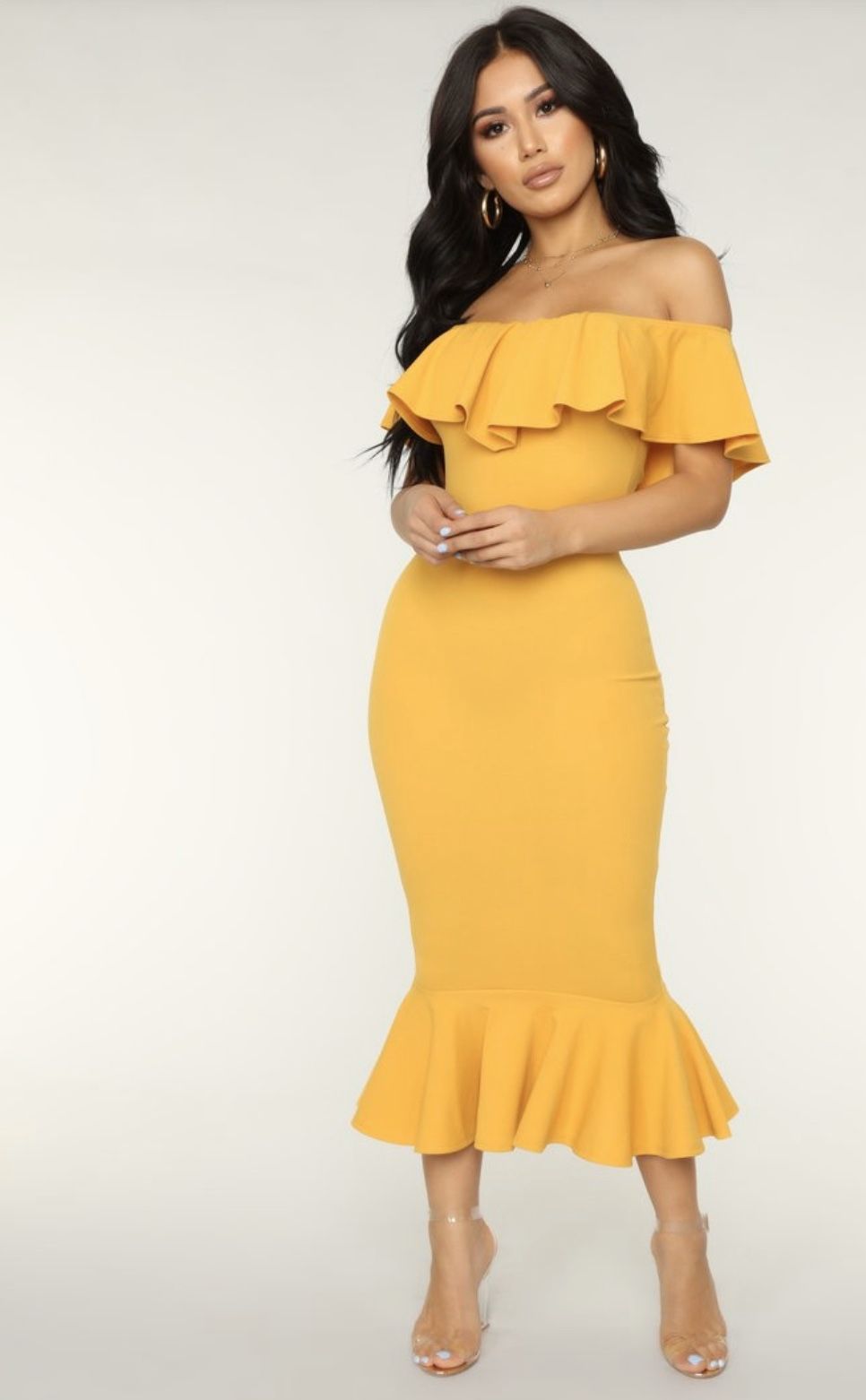Off the shoulder dress