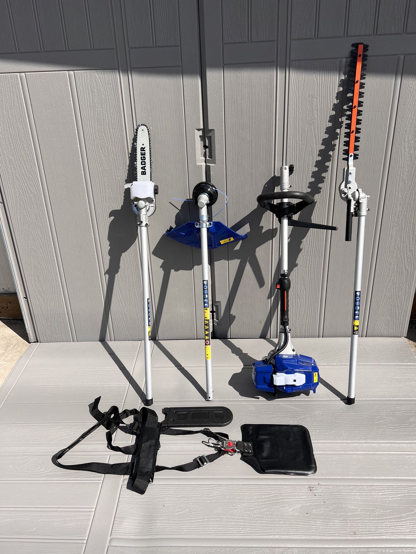 Wild Badger Power Multi Tool 26-cc 2-cycle 17-in Straight Shaft Attachment Capable Gas String Trimmer